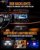 AS Series 6 Gang (AS-R60) RGB Slim Switch Panel, Toggle/ Momentary/ Pulsed Mode Supported(One-Sided Outlet)