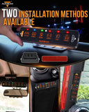 AS Series 6 Gang (AS-R60) RGB Slim Switch Panel, Toggle/ Momentary/ Pulsed Mode Supported(One-Sided Outlet)