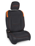 Front Seat Covers for Jeep Wrangler JLU 4 Door Jeep Gladiator JT with Molle Back Pair PRP Seats