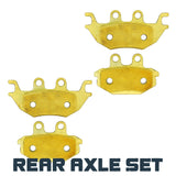 Kawasaki Mule Pro DX/DTX/FX/FXT/FXR 2015-2026 Brass Brake Pad Set