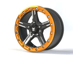 Bullite BT-09 SHURIKEN Beadlock 5 on 4.5 Lug Wheel for the RZR Turbo R and Pro R