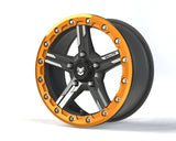 Bullite BT-09 SHURIKEN Beadlock 5 on 4.5 Lug Wheel for the RZR Turbo R and Pro R