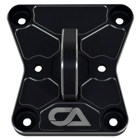 CA Tech Pull Plate  3D scanned for perfect fitment and machined from 6061 aluminum with a finished thickness of 1" for maximum durability, the new 2022 Can-Am X3 pull plate is easy to install and built to last a lifetime.   OEM color matching ensures all CA Tech parts will pair perfectly with your build. 