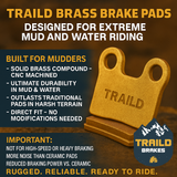 CFMoto CFORCE 600/800/1000 2019-2026 Brass Brake Pad Set