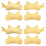 Can-Am Defender MAX HD7 HD8 HD9 HD10 HD11 6x6 & PRO 2017-2026 Front & Rear Brass Brake Pad Set