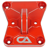 CA Tech Pull Plate  3D scanned for perfect fitment and machined from 6061 aluminum with a finished thickness of 1" for maximum durability, the new 2022 Can-Am X3 pull plate is easy to install and built to last a lifetime.   OEM color matching ensures all CA Tech parts will pair perfectly with your build. 