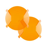 V-ULTRA Series | 5 Inch 172W LED Side Shooter Amber Pod Lights with Amber DRL