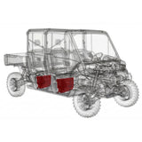 2026 Can-Am® Defender HD11 Passenger-Side, Front or Rear Under-Seat 10" Ported Subwoofer Enclosure