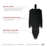 SSS Offroad UHMW SKID PLATE | POLARIS RZR PRO XP 4