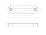 Billet Aluminum Winch Fairlead