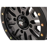 High Lifter HL23 Beadlock Wheel - Gun Metal Gray 15x7 4/156 5+2 (+38mm)