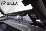 Black Vented KRX Full Glass Windshield with Wiper