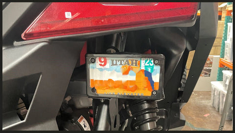 RZR PRO R LICENSE PLATE BRACKET