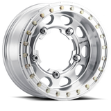 Aluminum Wheels 15x4.5 Buggy Beadlock MR103 Bolt Pattern 5 On 205 Offset -25 Lip Size 2.05 Raw Machined Method