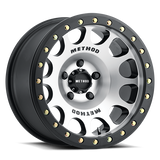 Aluminum Wheels 17x9 Beadlock MR105 Matte Black MB Method