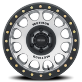 Aluminum Wheels 17x9 Beadlock MR105 Matte Black MB Method