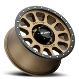 Aluminum Wheels 16x8 NV MR305 Bolt Pattern 6 On 139.7 Offset 0 Lip Size 1.57 Method Bronze BRZ Black Street Loc Method