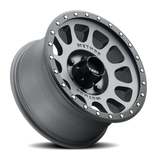 Aluminum Wheels 17x8.5 NV MR305 Titanium TT Matte Black Lip Method
