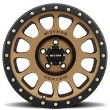 Aluminum Wheels 17x8.5 NV MR305 Method Bronze BRZ Black Street Loc Method