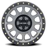 Aluminum Wheels 17x8.5 NV MR305 Titanium TT Matte Black Lip Method