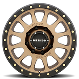 Aluminum Wheels 18x9 NV MR305 Method Bronze BRZ Black Street Loc Method