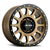 Aluminum Wheels 18x9 NV HD MR305 Method Bronze BRZ Black Street Loc Method