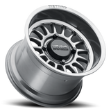 Aluminum Wheels 14x7 MR411 Bead Grip UTV Bolt Pattern 4 On 156 Offset 13 Lip Size 1.73 Gloss Titanium SL Method