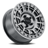 Aluminum Wheels 15x10 MR415 Beadlock UTV Graphite GY Gloss Graphite Ring Method