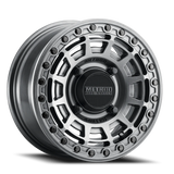 Aluminum Wheels 15x10 MR415 Beadlock UTV Graphite GY Gloss Graphite Ring Method