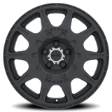 Aluminum Wheels 17x8 Rally MR502 Matte Black MB Method