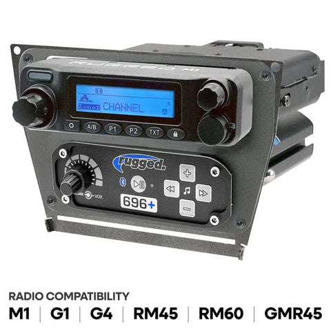 Rugged Radios Polaris RZR PRO XP, RZR Turbo R, and RZR PRO R Dash Mount Radio and Intercom
