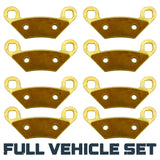 Polaris Scrambler XP 1000 2014-2018 Brass Brake Pad Set