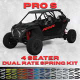 Polaris RZR Pro S 4 Seater Dual Rate Spring Kit (Universal Shock Fitment)