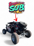 2022+ Polaris RZR Pro R/ Turbo R Amp Rear Tire Rack Rear Bumper Combo