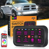 AR-800 Multifunction RGB Switch Panel with Bluetooth Controlled & 47 Inch Extension Cable(Optional) for Dodge Ram