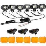 R4 Series | 4 Inch 60W Flood Beam LED Pods Light White Driving Light