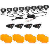 R4 Series | 4 Inch 60W Corrugated Lens 120° Wide Beam LED Pods Lights