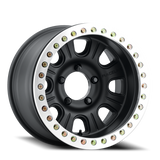 Aluminum Wheels 17x8.5 Monster Beadlock RT231 Black Machined Face Raceline Wheels
