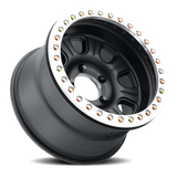 Aluminum Wheels 17x9.5 Monster Beadlock RT231 Black Machined Face Raceline Wheels