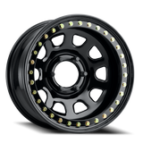 Aluminum Wheels 17x8 Black Daytona RT51 Gloss Black Beadlock Raceline Wheels