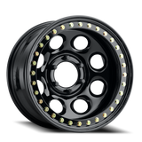 Aluminum Wheels 16x8 Rock 8 RT81 Gloss Black Beadlock Raceline Wheels