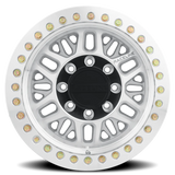 Aluminum Wheels 17x9 Ryno Cast Beadlock RT951M Silver Machined Beadlock Ring Machined Raceline Wheels
