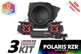 2014-2023 Polaris RZR V-Spec 3-Speaker Plug-&-Play Kit for Ride Command