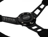 Deep Dish Suede Steering Wheel 13 Inch Diameter PRP Seats