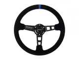 Deep Dish Suede Steering Wheel 13 Inch Diameter PRP Seats