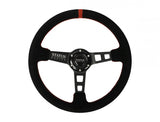 Deep Dish Suede Steering Wheel 13 Inch Diameter PRP Seats