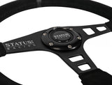 Flat Suede Steering Wheel 13 Inch Diameter PRP Seats