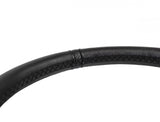 Flat Leather Steering Wheel 13 Inch Diameter PRP Seats