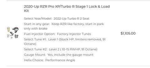 AA Stage 1 kit for DC Custom Config