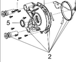 POLARIS OEM RS1 Differential Cover Assembly Output RZR PRO XP TURBO S Item #: 3239422